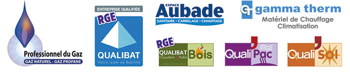 Certification sarl Couturier : Les Professionnels du gaz - QUALIBAT RGE - QUALIBAT BOIS - Qualipac - QualiSol